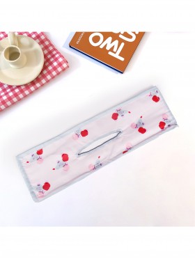 Floral Patterned  Hair Bun Maker/Bag Accent